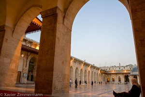 Alep, repos à la mosquée